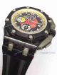 Replica Audemars Piguet Watch Red Dial Yellow Bezel Black Leather  (6)_th.jpg